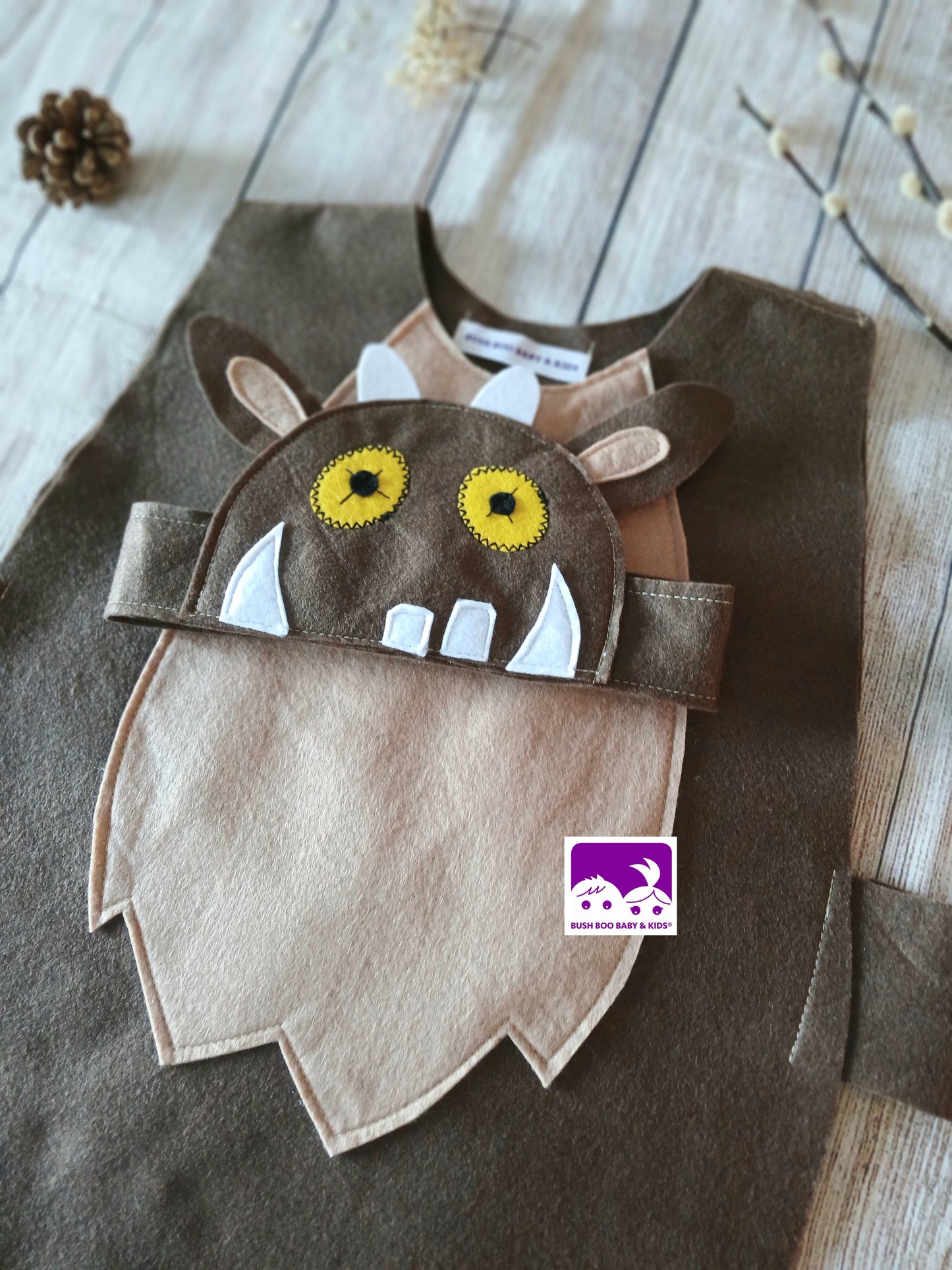Kids Brown Beasty Costume World Book Day