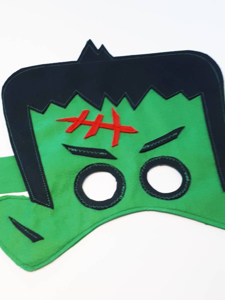Halloween Frankenstein Costume Childrens Halloween Dressup kids frankenstein kids frankenstein mask frankenstein outfit scary costume