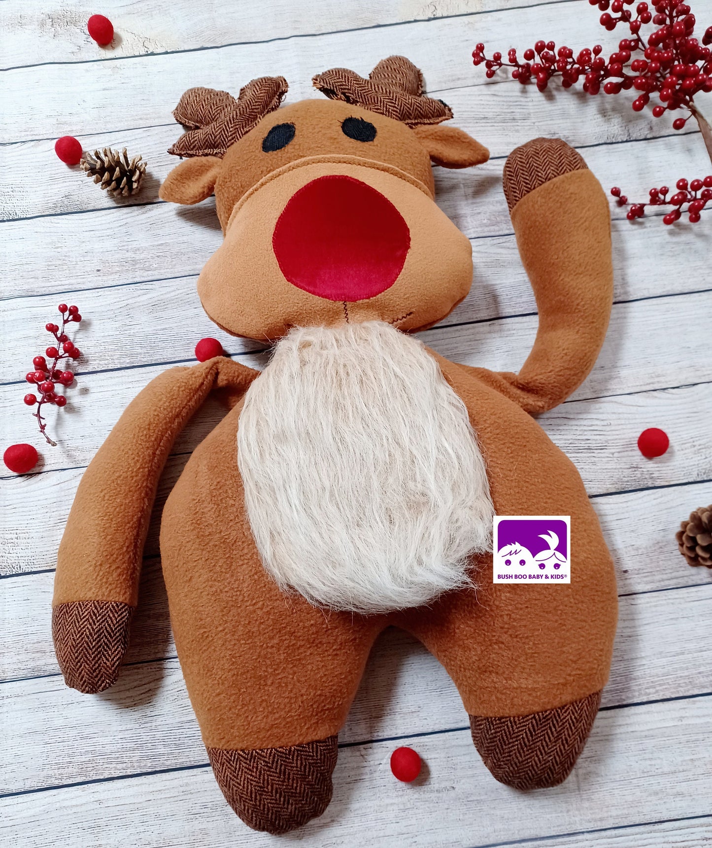 Reindeer Newborn posing pillow Christmas rudolph posing pillow prop newborn reindeer posing aid newborn photography prop UK SELLER