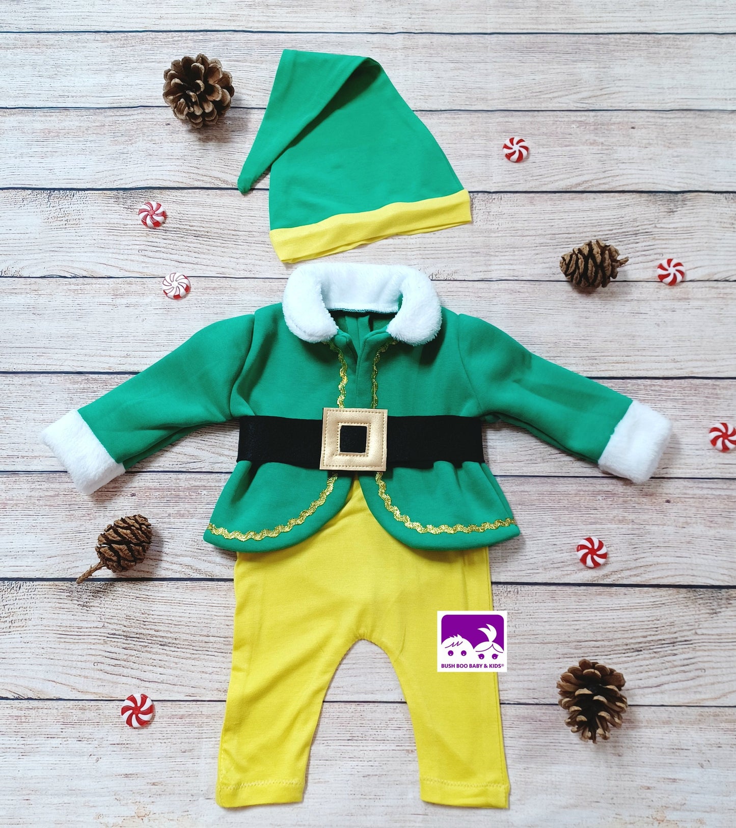 Newborn baby Green Elf photography outfit,Newborn Green Elf set photo props,christmas elf suit photo prop,elf newborn costume prop