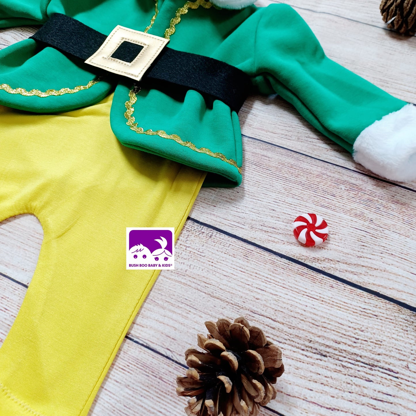 Newborn baby Green Elf photography outfit,Newborn Green Elf set photo props,christmas elf suit photo prop,elf newborn costume prop
