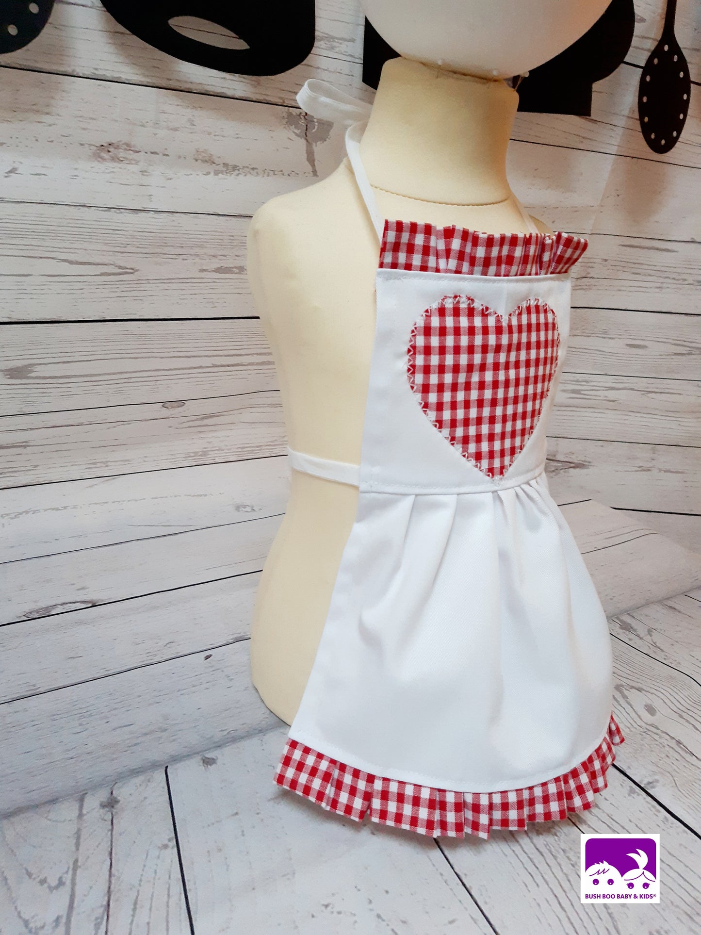 Cakesmash Baby Chef Red outfit baby Baker baby cook photo prop Costume chef hat bakers costume girls apron baby hat & apron photo-prop set