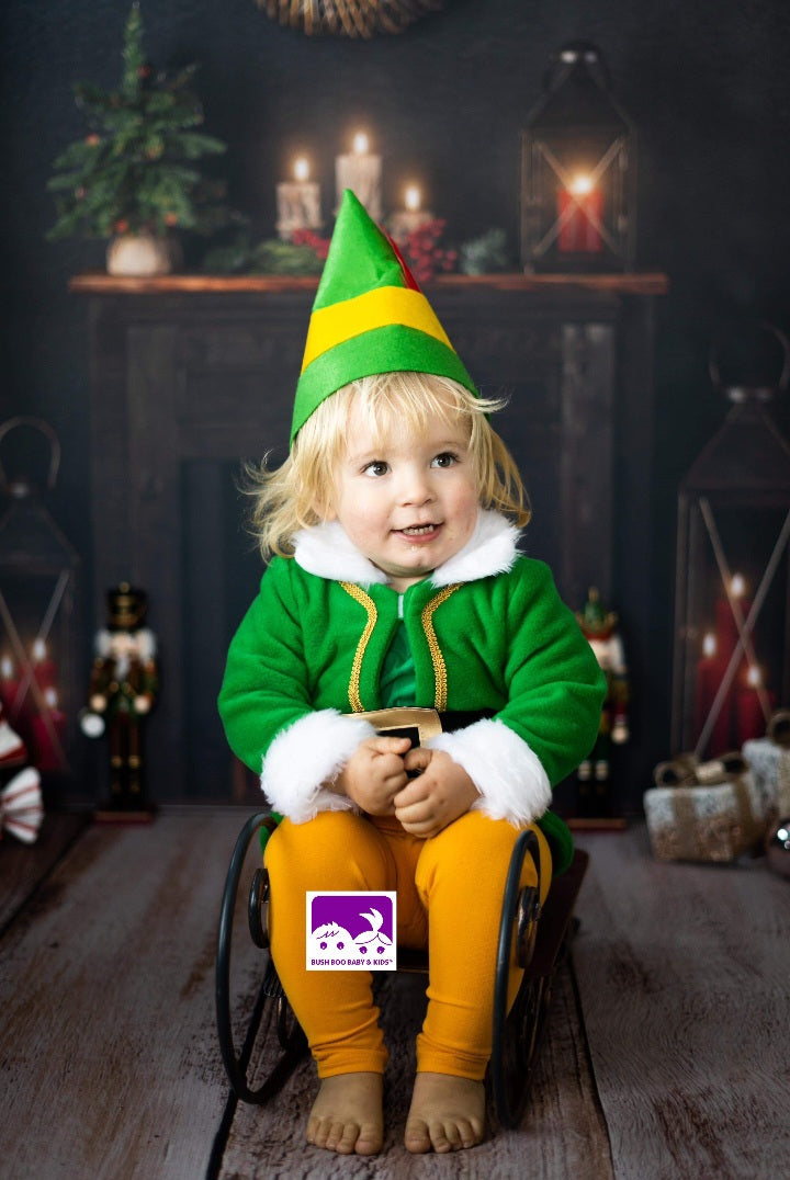 Green Elf photo prop Costume baby green elf outfit baby Christmas elf cakesmash outfit green elf sitter costume yule elf Christmas elf