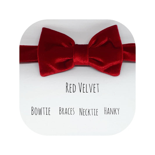 Red Velvet Boys bowtie, Baby Red Bow Tie, Boys BowTie Bowtie - Velvet Bowtie - Baby Bowtie - Red Velvet Bowtie Valentine Bowtie ,Christmas