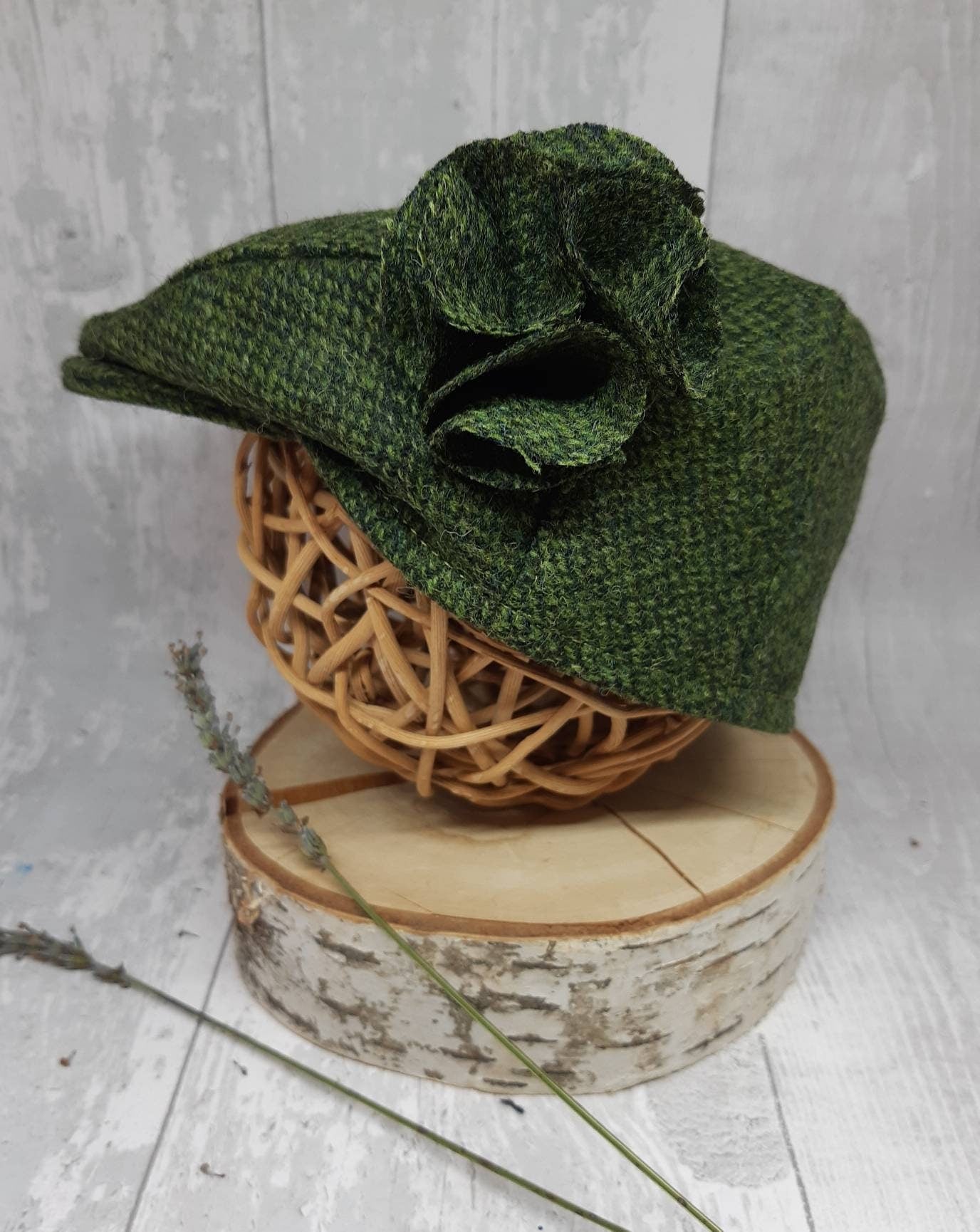 Baby Forest Green Tweed Wool Flat Cap,green Flatcap, Newborn flat cap,Boys Flat Cap,kids  Forest green flatcap,equestrian Cap,photo prop