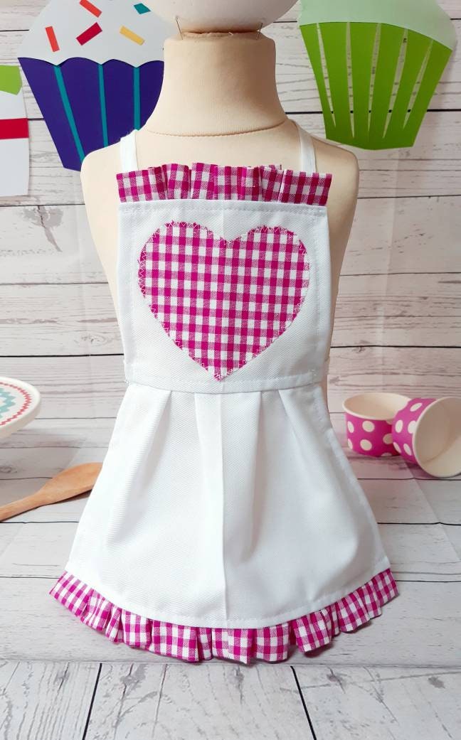 Cakesmash Baby Chef Pink outfit baby Baker baby cook photo prop Costume chef hat bakers costume girls apron baby hat & apron photoprop set