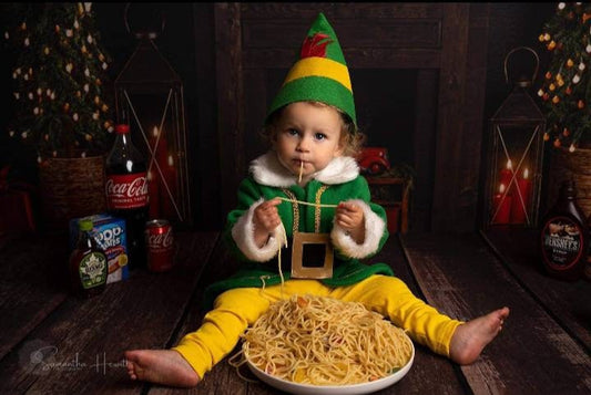 Green Elf photo prop Costume baby green elf outfit baby Christmas elf cakesmash outfit green elf sitter costume yule elf Christmas elf