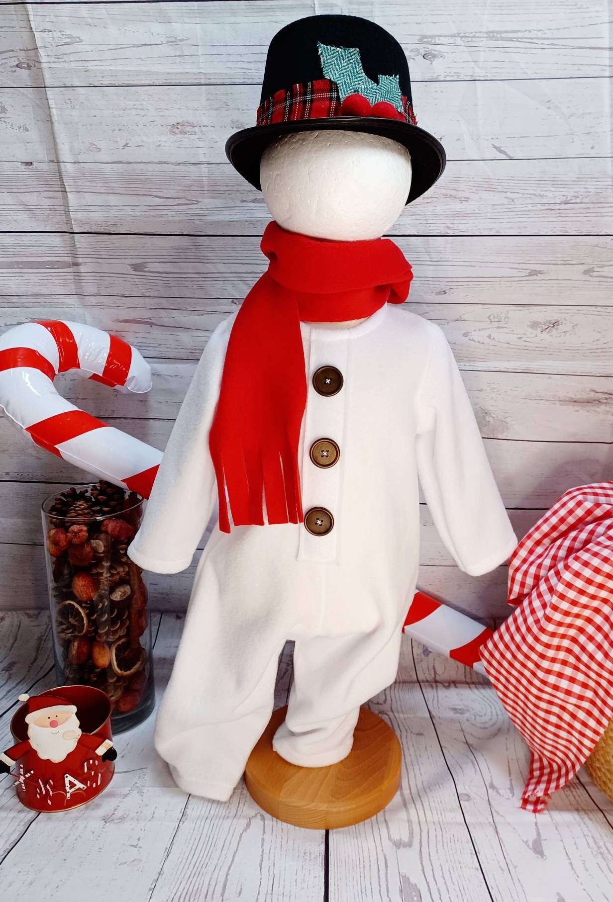 Kids Snowman photo prop Costume,snowman outfit,baby snowman outfit,baby Christmas snowman cakesmash outfit, mr frosty sitter costume