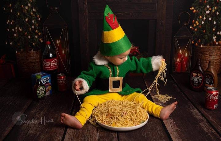 Green Elf photo prop Costume baby green elf outfit baby Christmas elf cakesmash outfit green elf sitter costume yule elf Christmas elf