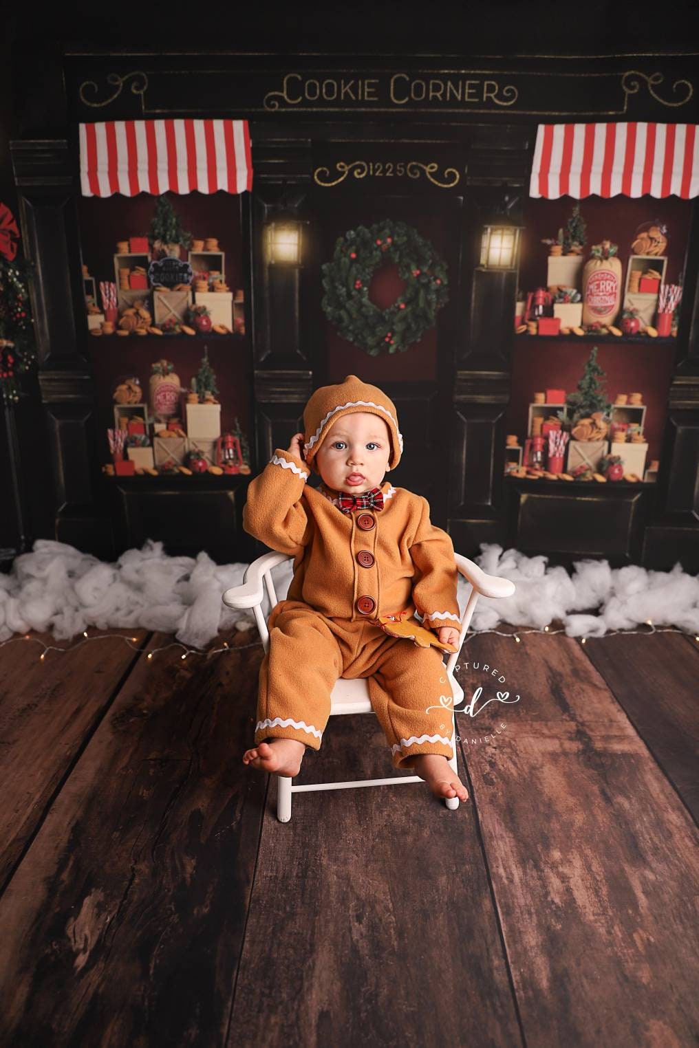 Gingerbread Man photo prop Costume christmas gingerbread man outfit baby prop outfit baby Christmas cakesmash outfit sitter costume