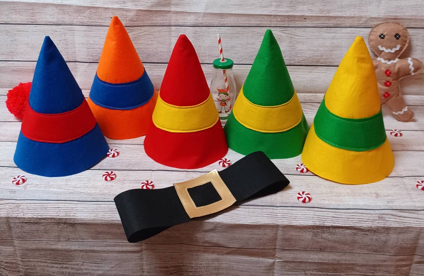 Christmas Elf Hat Elf hat Elves hat childrens elf hat baby elf hat gnome hat gonk hat baby gnome hat adult elf hat elf black belt elf day