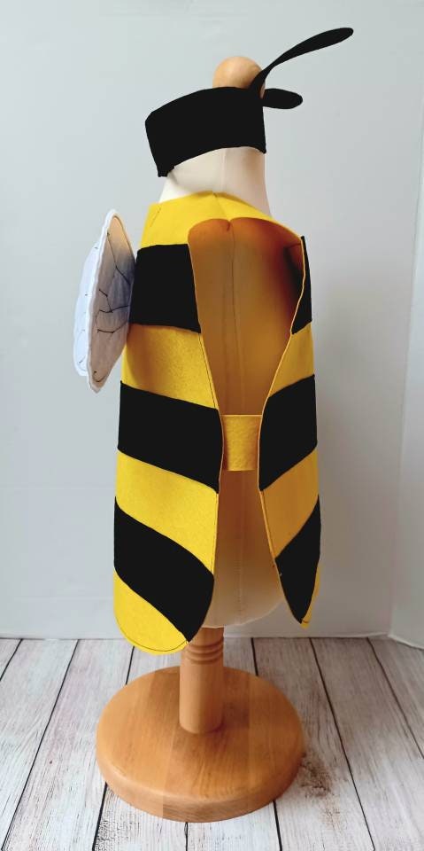 Kids bumble bee costume bee outfit bee headband buzzy bee costume baby bee costume little critter costume mini beast hat world book day