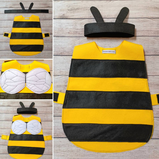 Kids bumble bee costume bee outfit bee headband buzzy bee costume baby bee costume little critter costume mini beast hat world book day