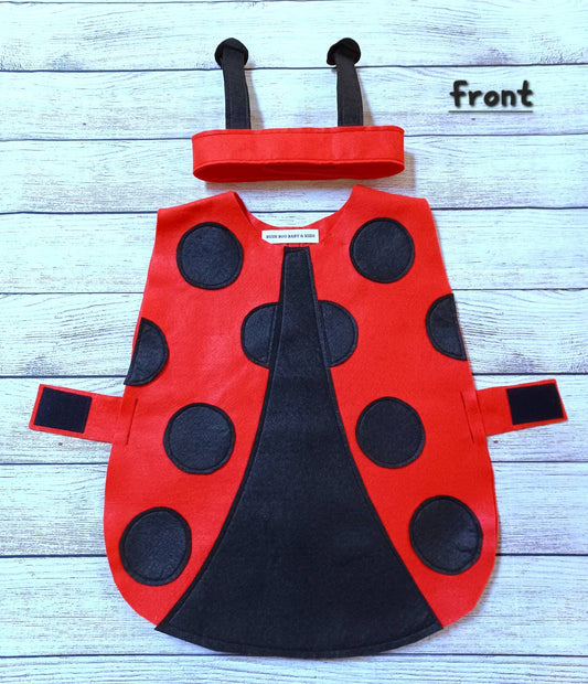 Kids ladybird costume ladybug outfit ladybug headband ladybird costume baby ladybug little critter costume mini beast hat world book day