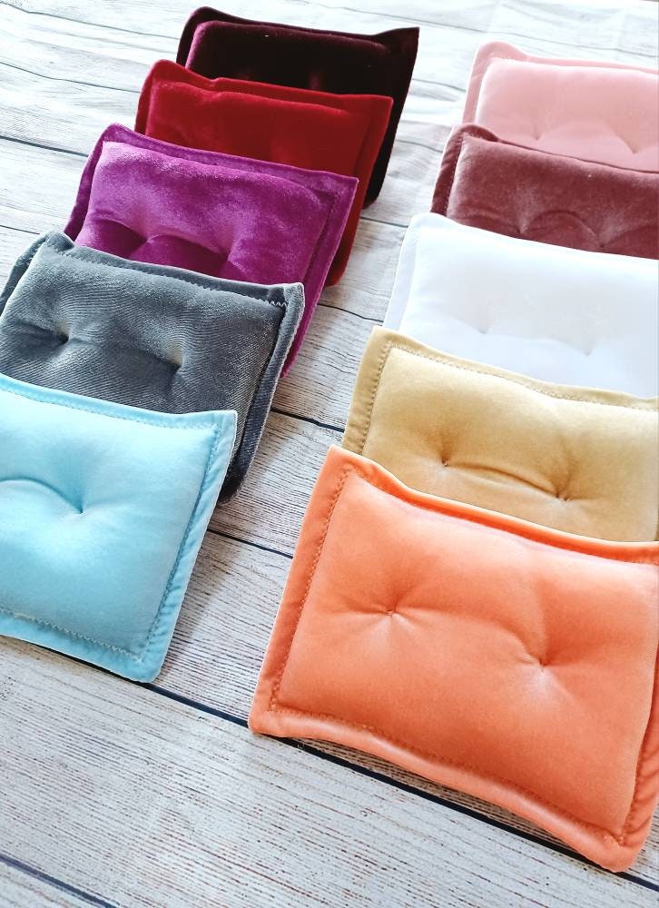 Newborn Velvet Pillow  Newborn Posing Pillow,Newborn Photography props Newborn props for photography Newborn Posing cushion various colours