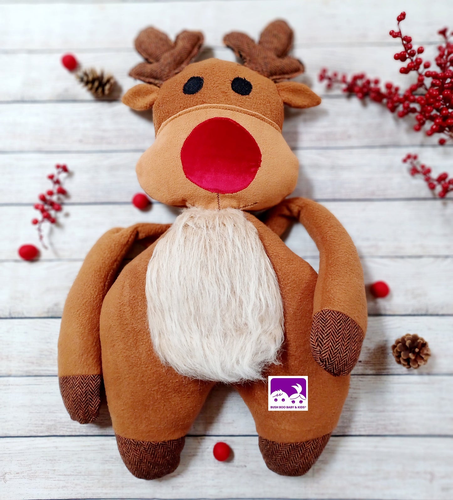 Reindeer Newborn posing pillow Christmas rudolph posing pillow prop newborn reindeer posing aid  newborn photography prop UK SELLER