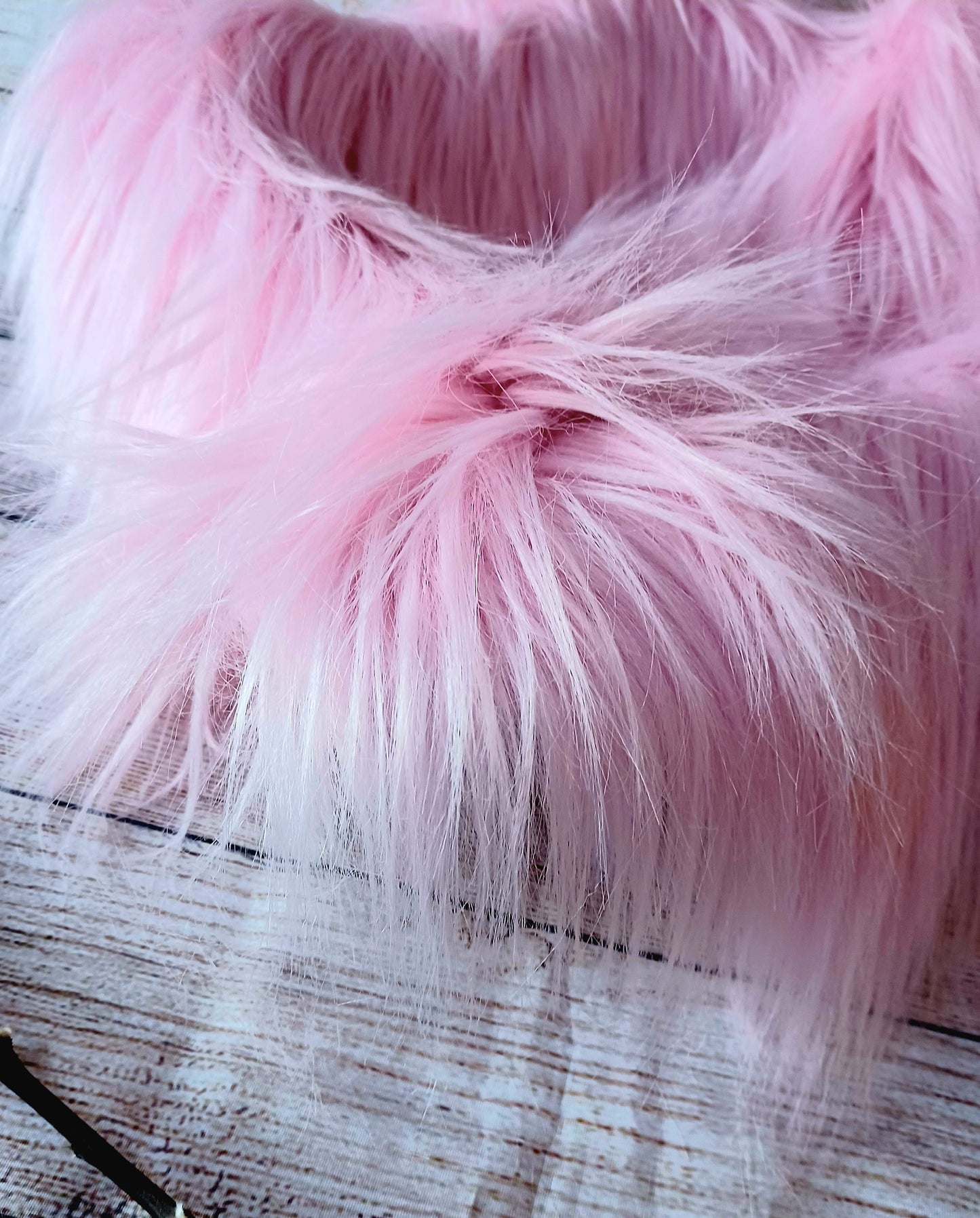 Newborn photography pink faux fur layer Pink flokati faux fur filler photo prop basket filler newborn layer prop newborn circular layer