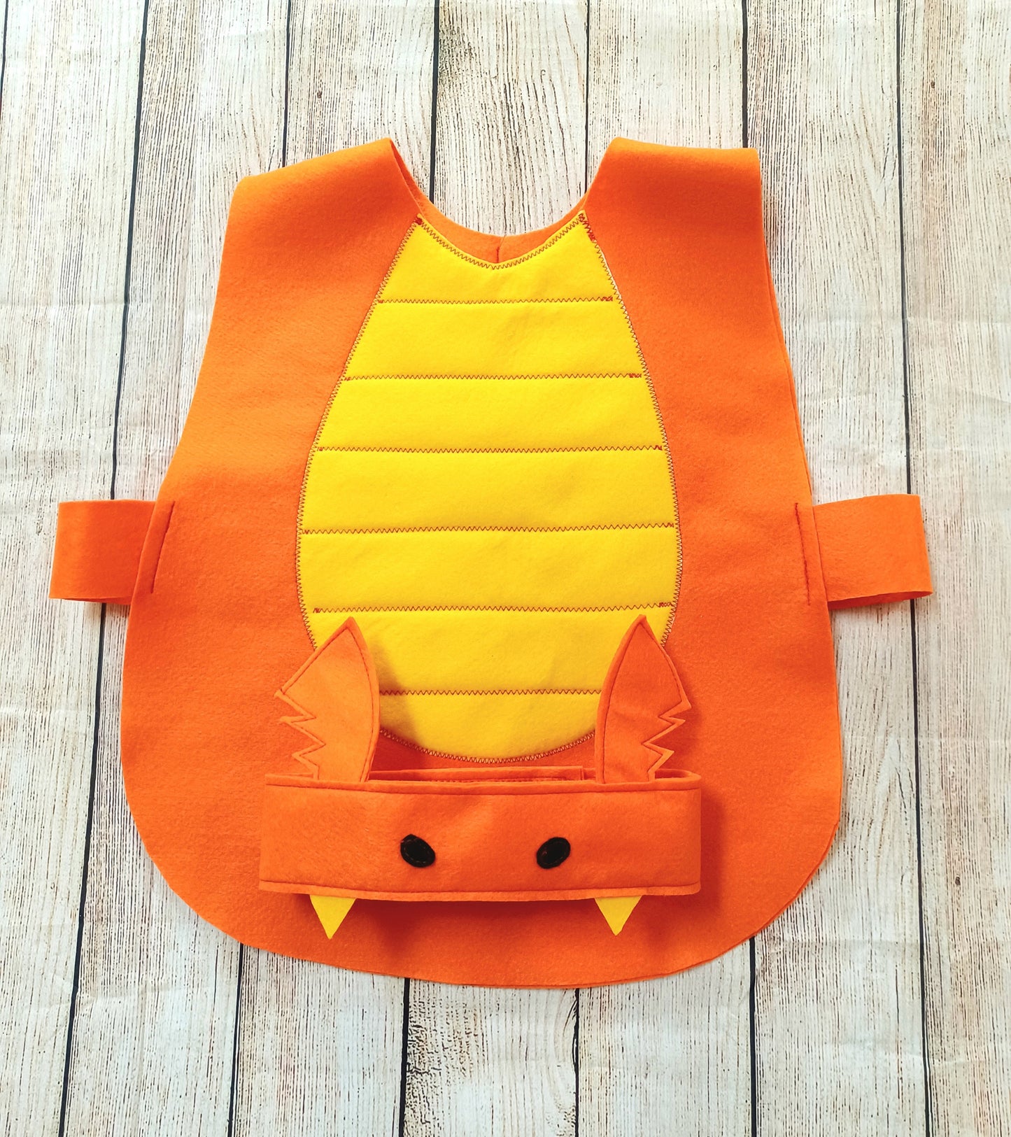 Kids orange dragon costume dragon outfit dragon headband orange dragon outfit little dragon costume mini dragon hat world book day dragon