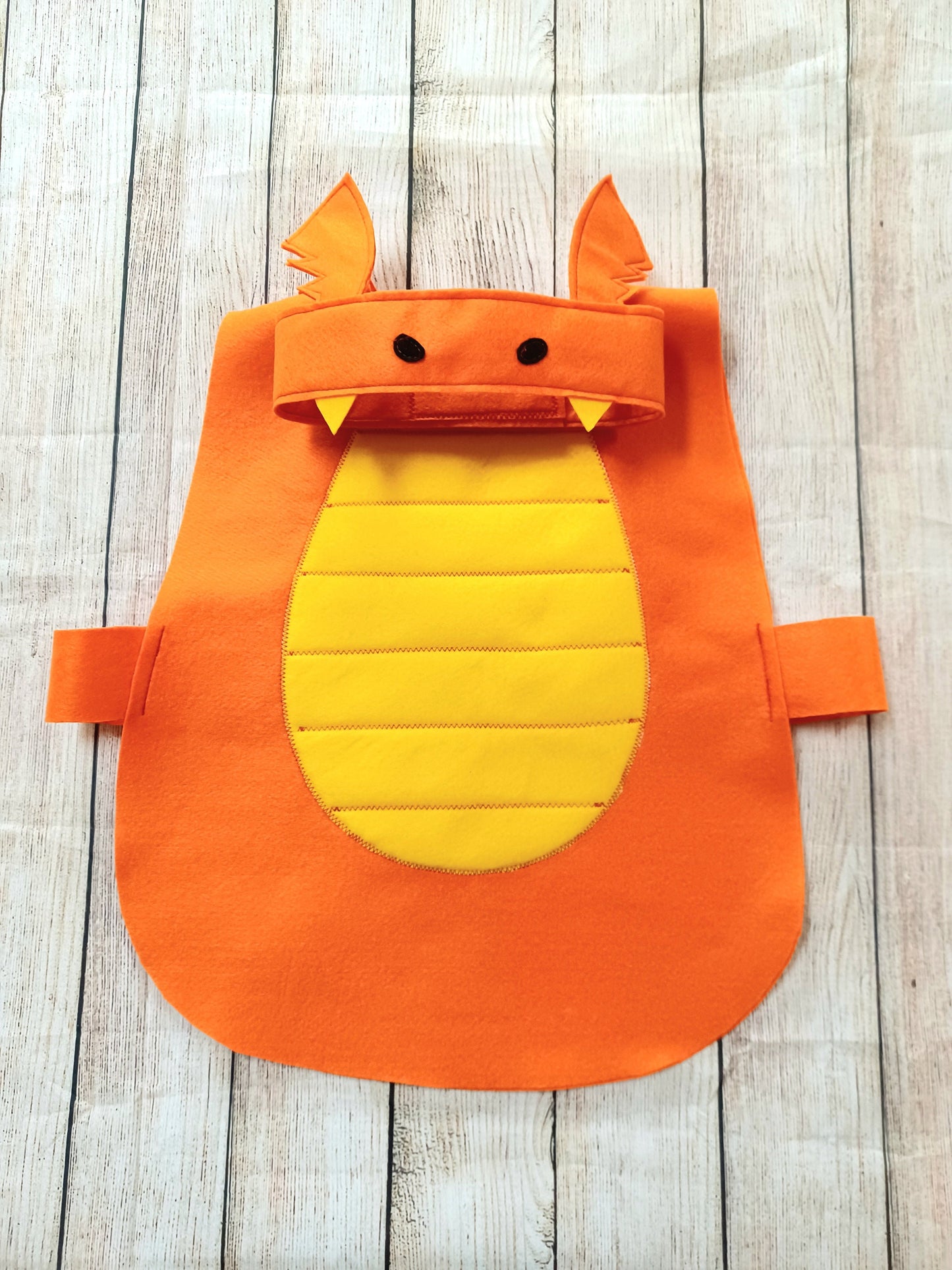 Kids orange dragon costume dragon outfit dragon headband orange dragon outfit little dragon costume mini dragon hat world book day dragon