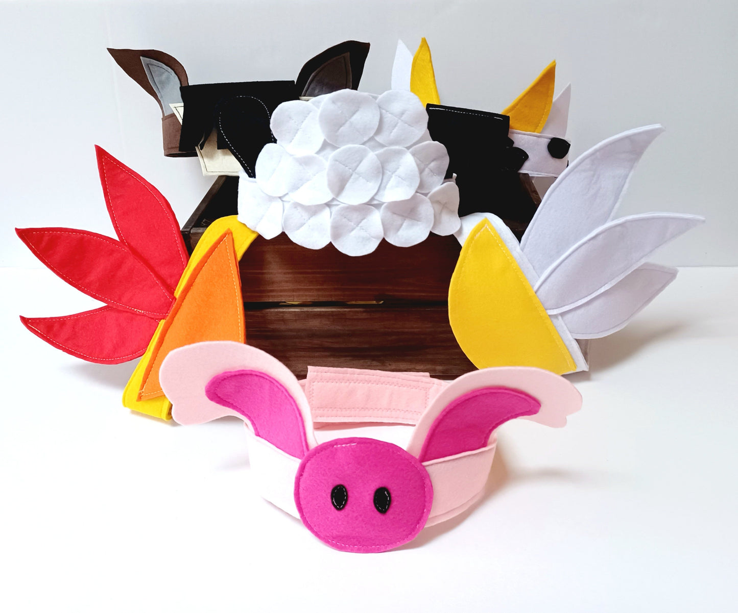 Children's Pig Headband Pig Hat Piglet Hat Easter Pig Dress Up Pink Pig Costume Nativity Pig Nursery Rhyme Pig Outfit World Book Day