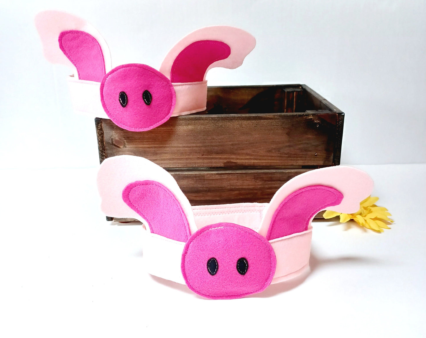 Children's Pig Headband Pig Hat Piglet Hat Easter Pig Dress Up Pink Pig Costume Nativity Pig Nursery Rhyme Pig Outfit World Book Day