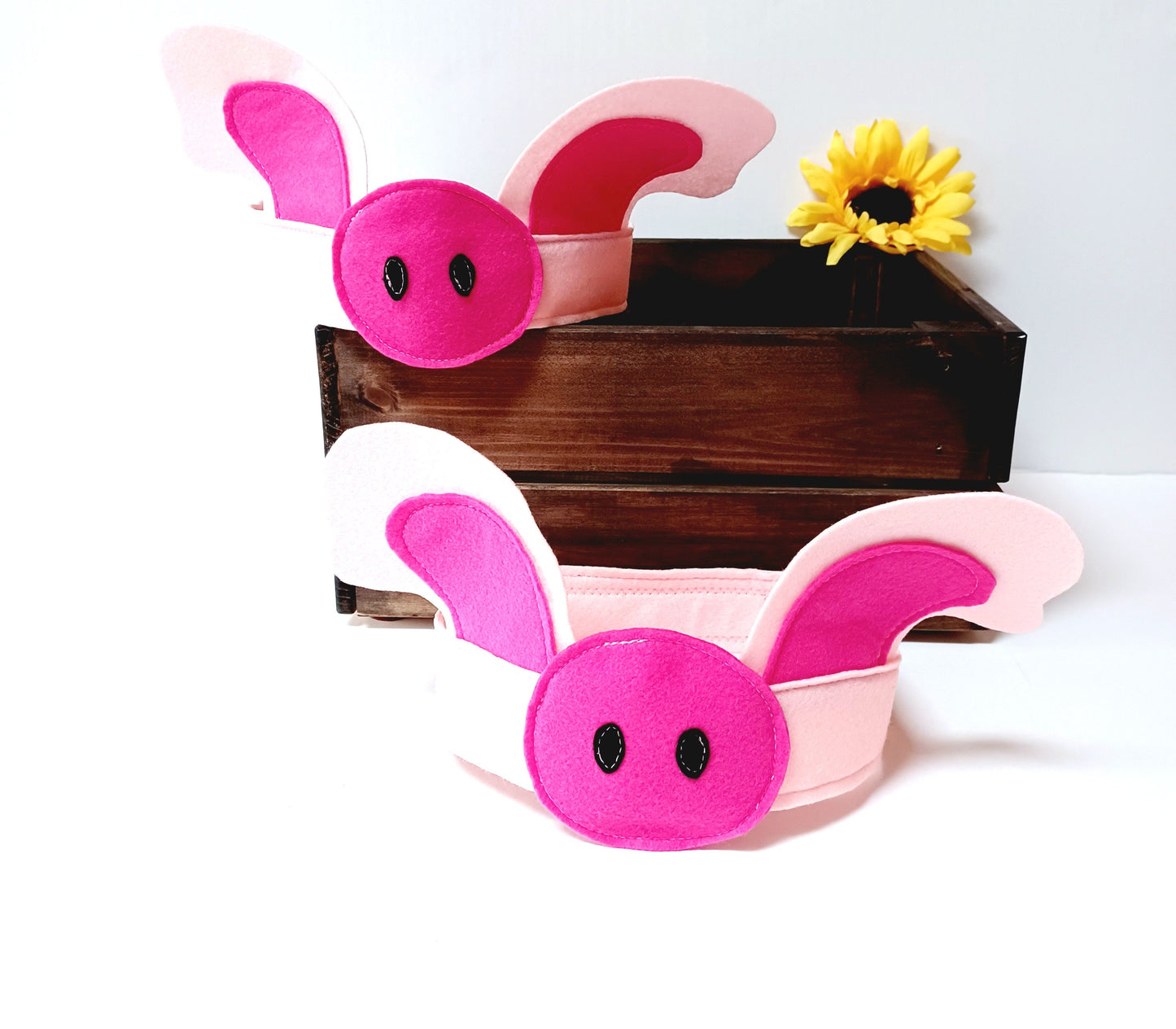 Children's Pig Headband Pig Hat Piglet Hat Easter Pig Dress Up Pink Pig Costume Nativity Pig Nursery Rhyme Pig Outfit World Book Day