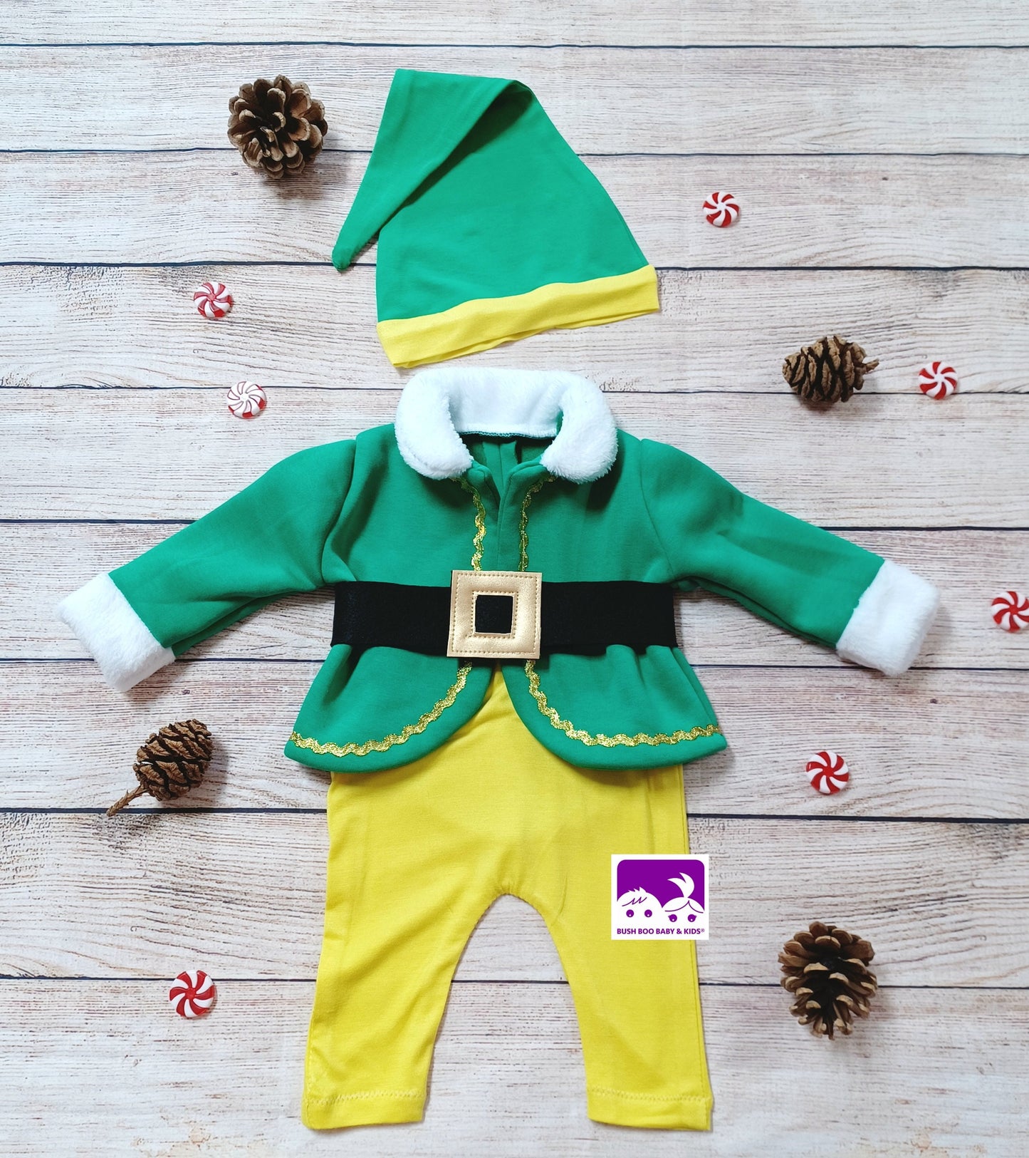 Newborn baby Green Elf photography outfit,Newborn  Green Elf set photo props,christmas elf suit photo prop,elf newborn costume prop