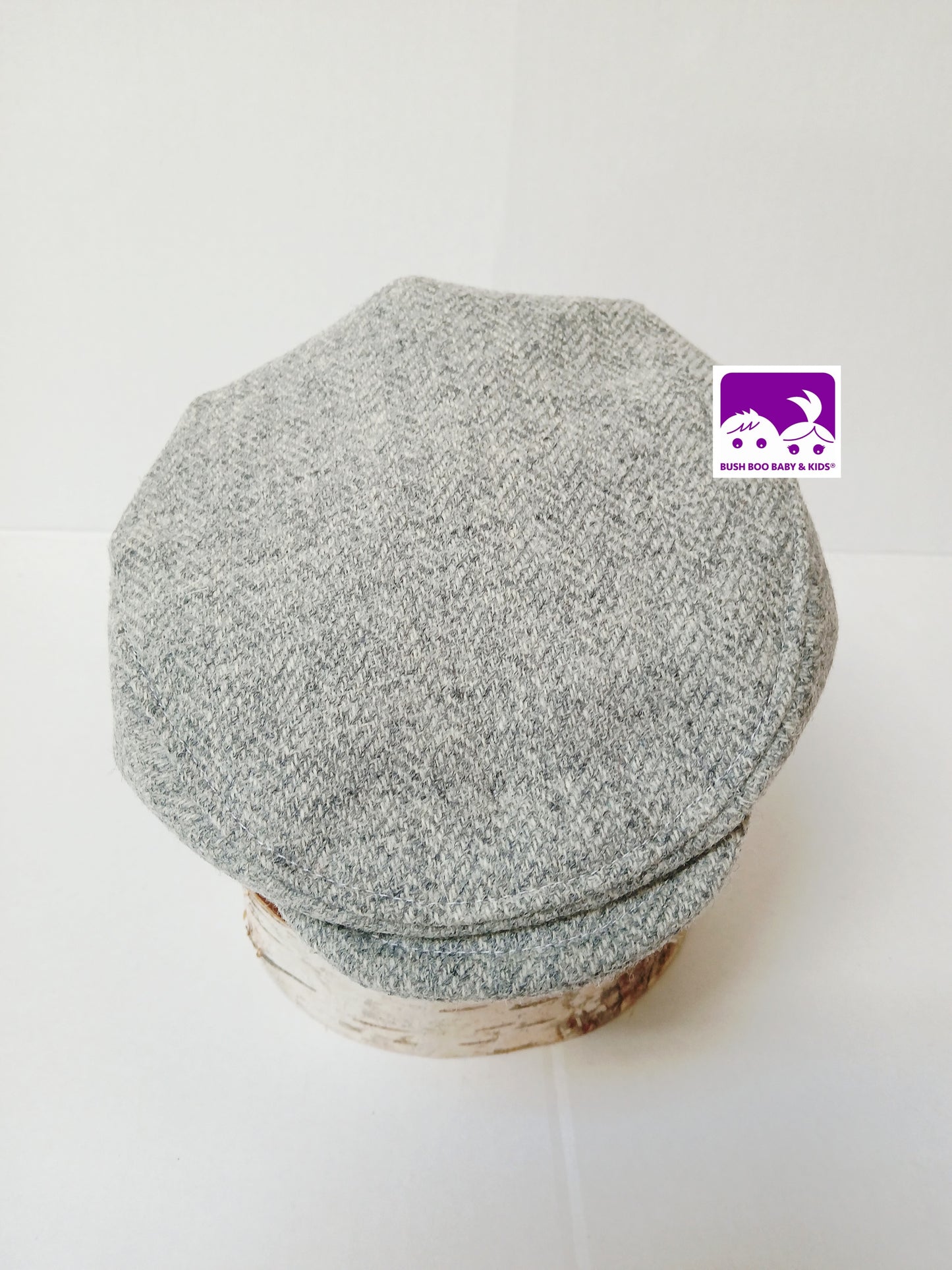 Grey Tweed Wool Flat Cap,Newborn flat cap,Boys Flat Cap Grey Tweed Flatcap,grey wool cap,baby grey equestrian flatcap,photo prop