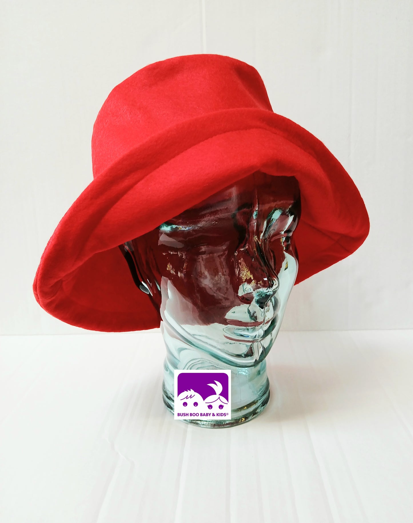 Adult Red Felt Bucket Hat : World Book Day , Halloween