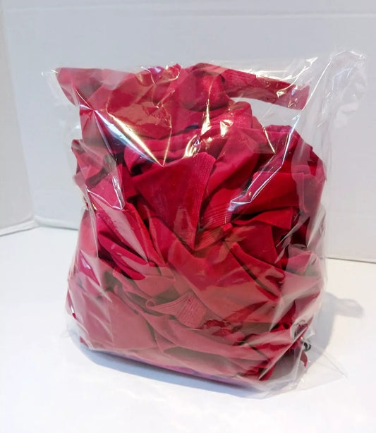 Velvet fabric scraps offcuts 100% polyester 500g bag crafting patchwork collage quilting art projects kids craft wreath craft assorted colours free motion craft