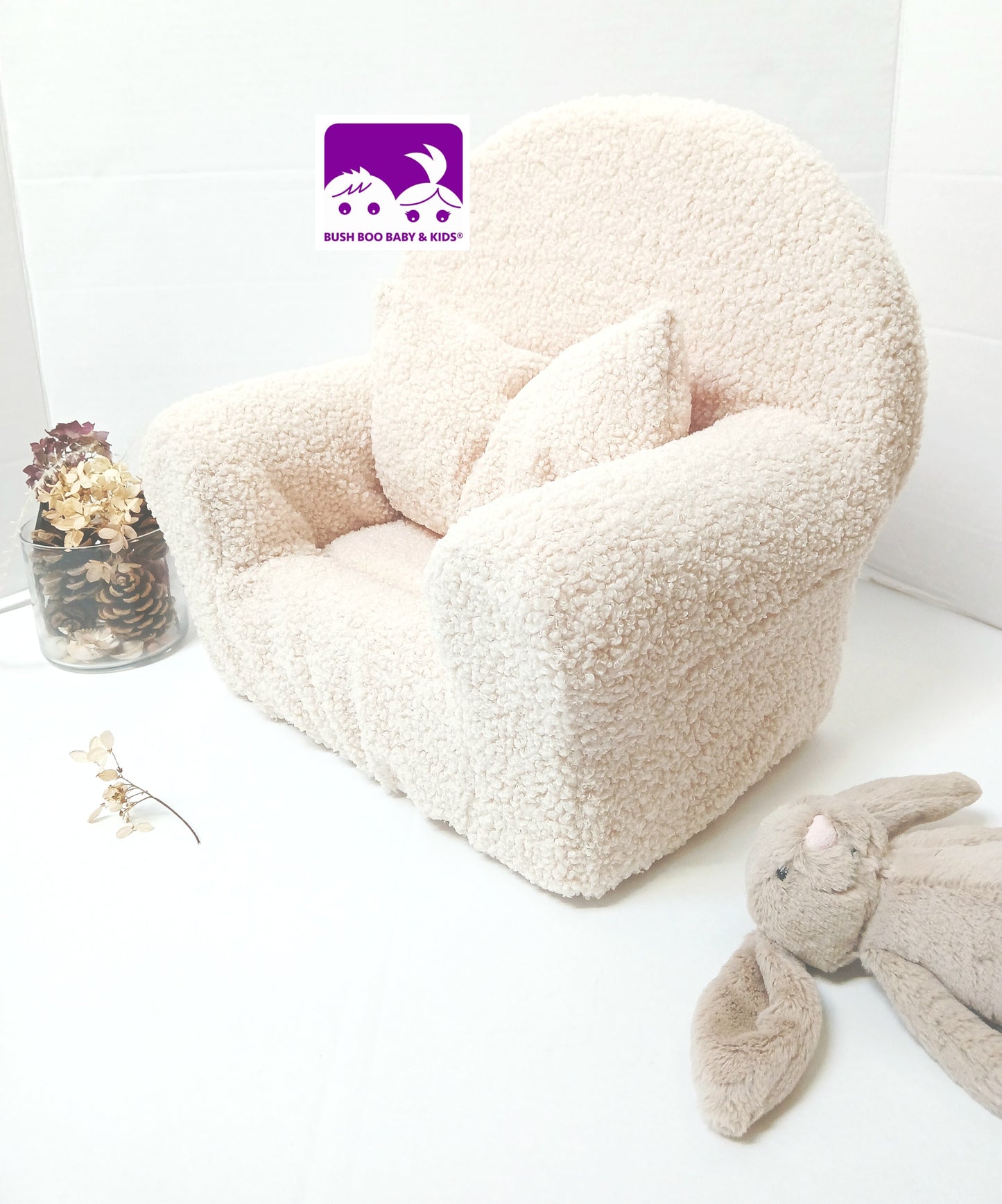 Newborn Mini Posing Sofa Neutral chair Photography Prop Baby Prop
