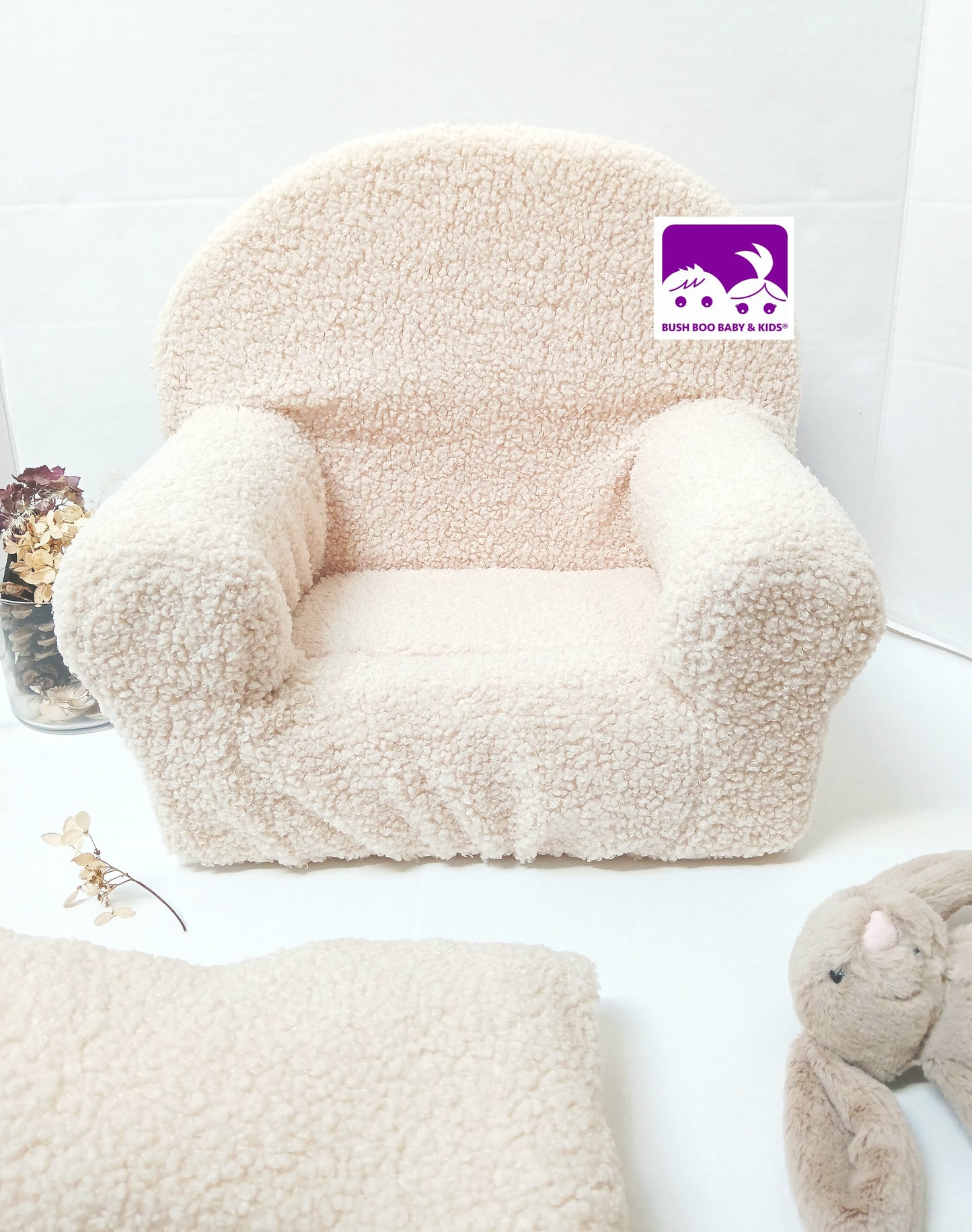 Newborn Mini Posing Sofa Neutral chair Photography Prop Baby Prop