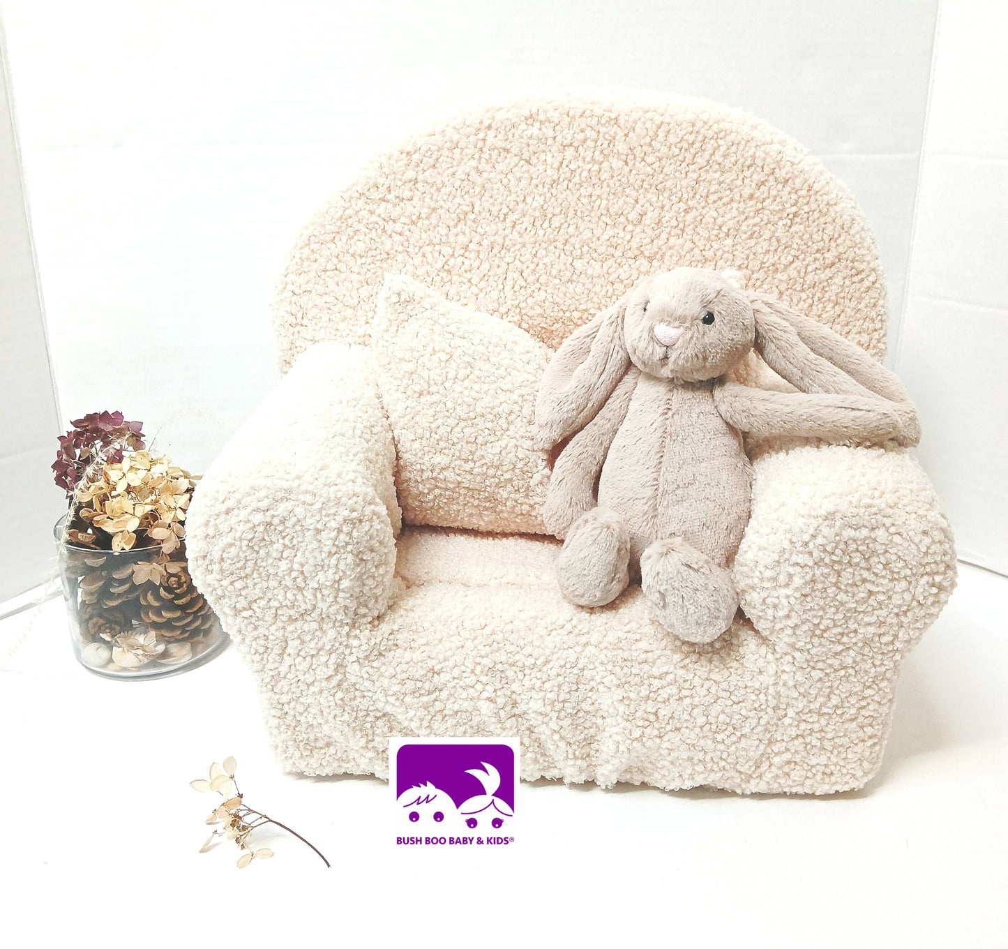 Newborn Mini Posing Sofa Neutral chair Photography Prop Baby Prop