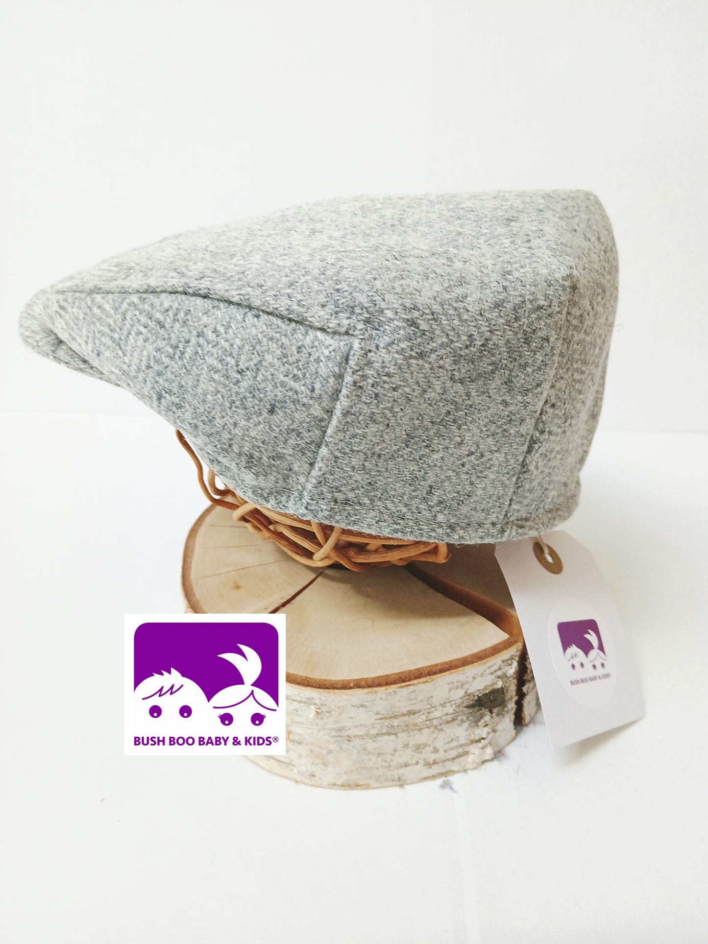 Grey Tweed Wool Flat Cap,Newborn flat cap,Boys Flat Cap Grey Tweed Flatcap,grey wool cap,baby grey equestrian flatcap,photo prop