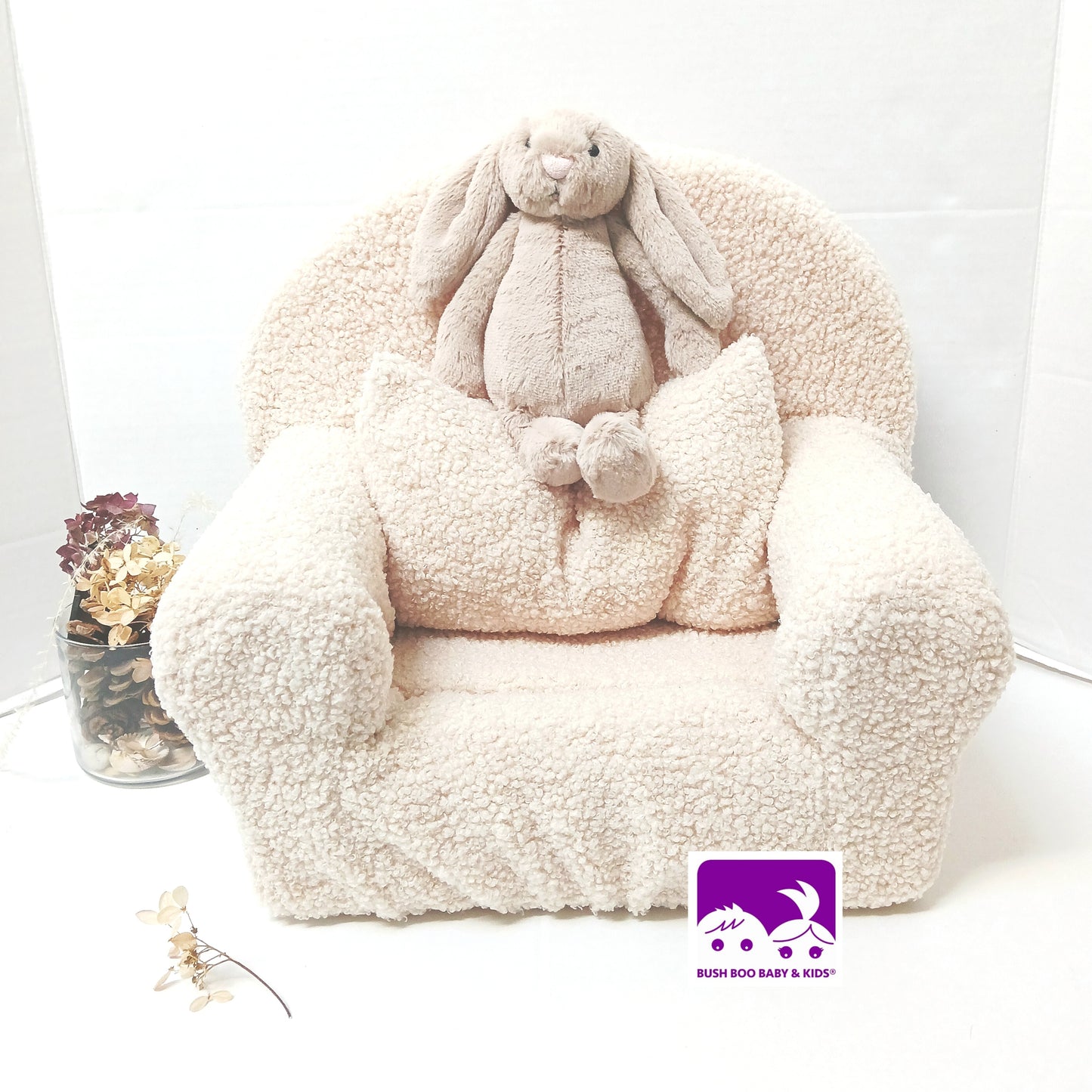 Newborn Mini Posing Sofa Neutral chair Photography Prop Baby Prop